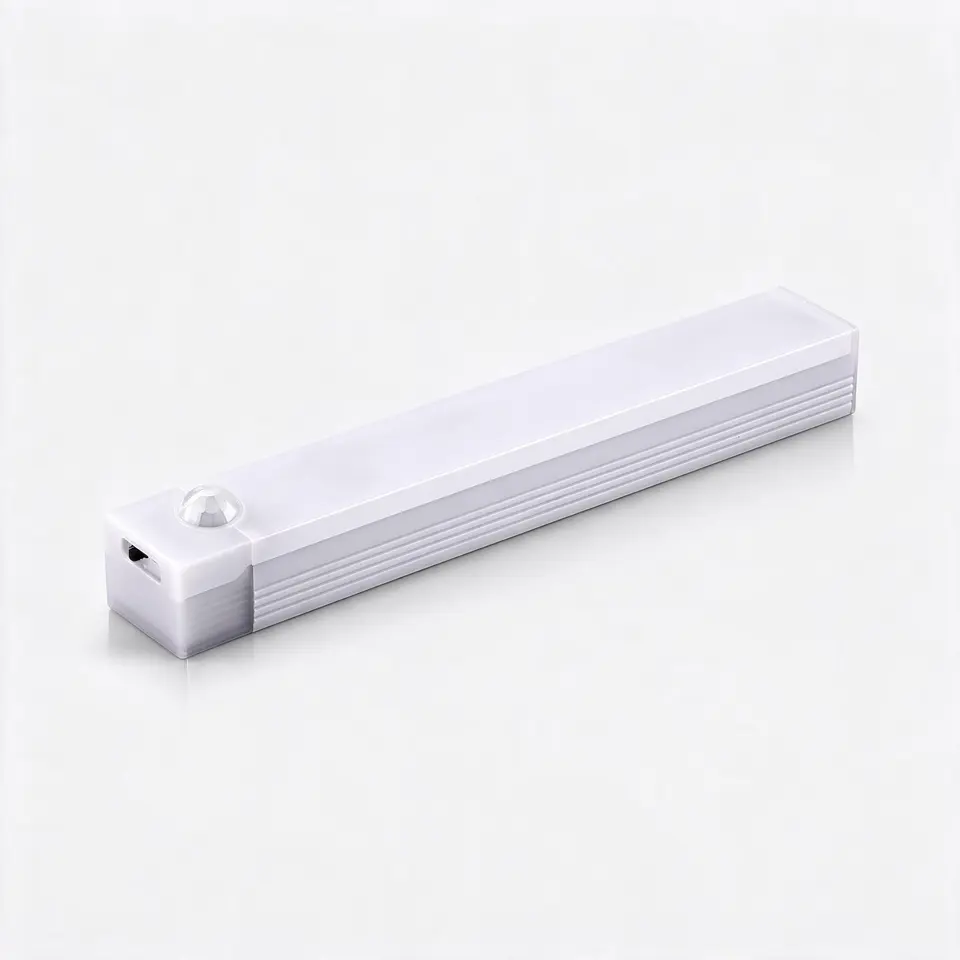 Motion sensor night light, USB rechargeable strip, 10 to 50 cm