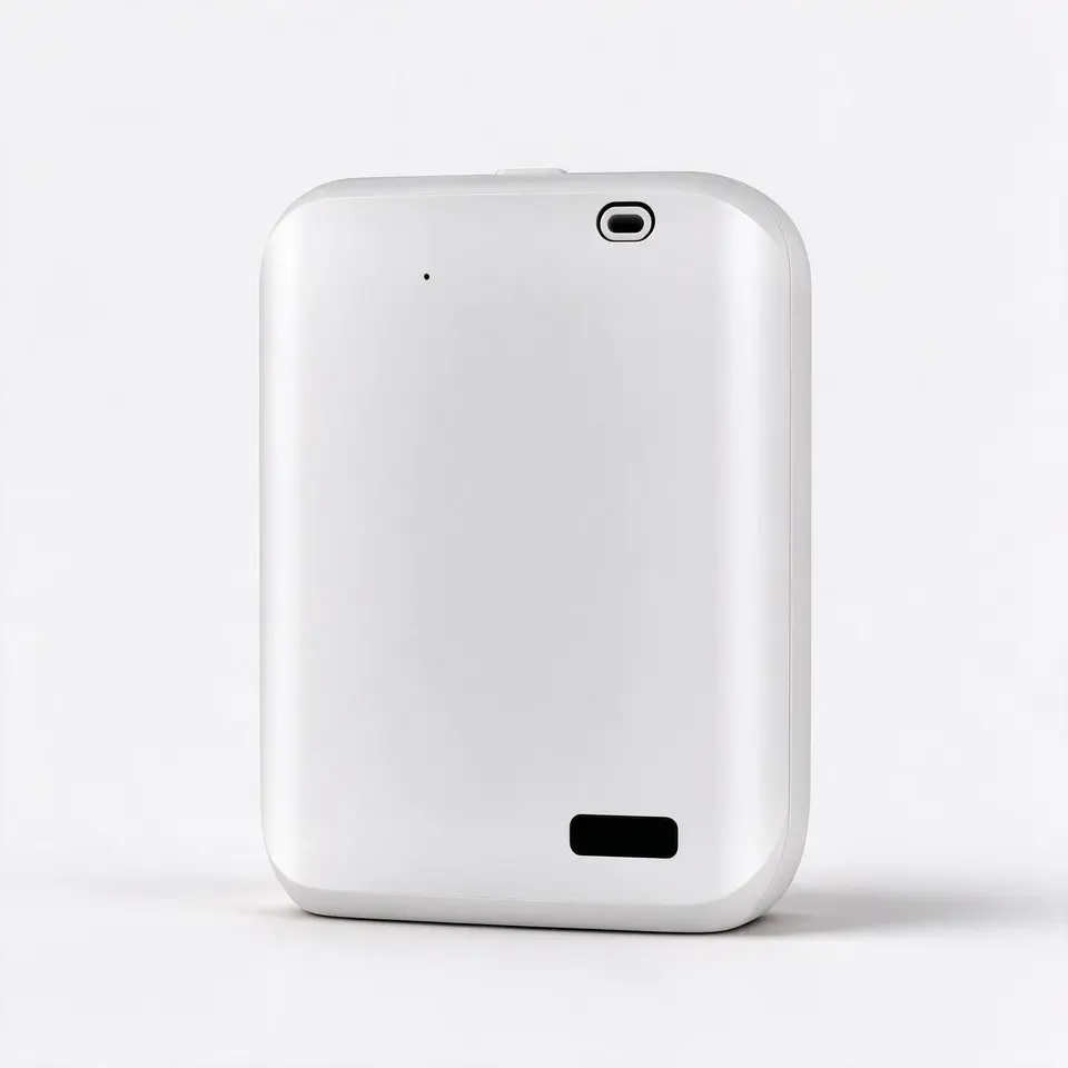 HVAC aroma diffuser, 150 ml, app controlled, on a light grey background
